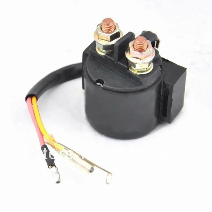 Реле стартера мопеда альфа подключение Motorcycle Starter Solenoid Relay CG125 / SRZ150 / C700 Motorcycle accessories, 