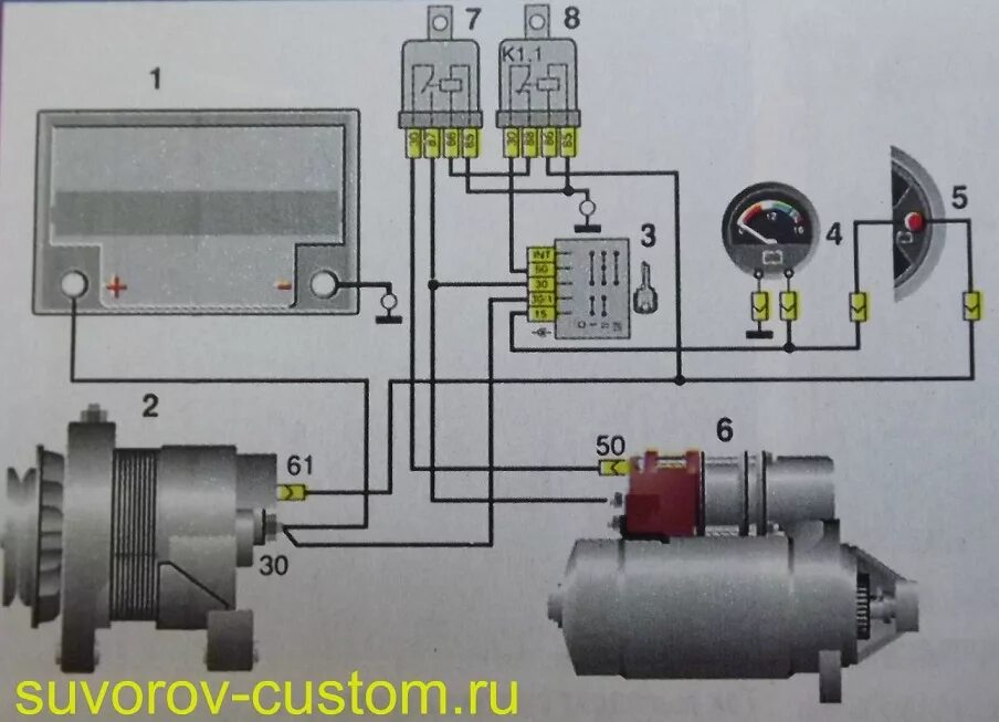 Реле стартера мтз 80 схема подключения 48 вольтовый стартер генератор что это - фото - АвтоМастер Инфо