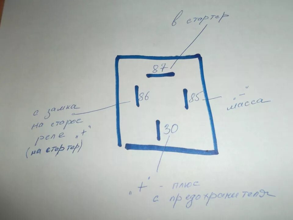 Реле стартера уаз буханка 409 схема подключения Замена стартерного реле. - УАЗ 452, 2,9 л, 1971 года своими руками DRIVE2