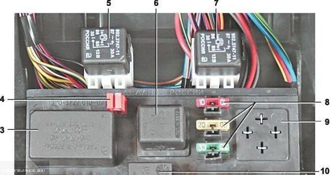 Реле стартера ваз 2112 фото Где находится реле зажигания на ВАЗ- 2112 16 клапанов: фото