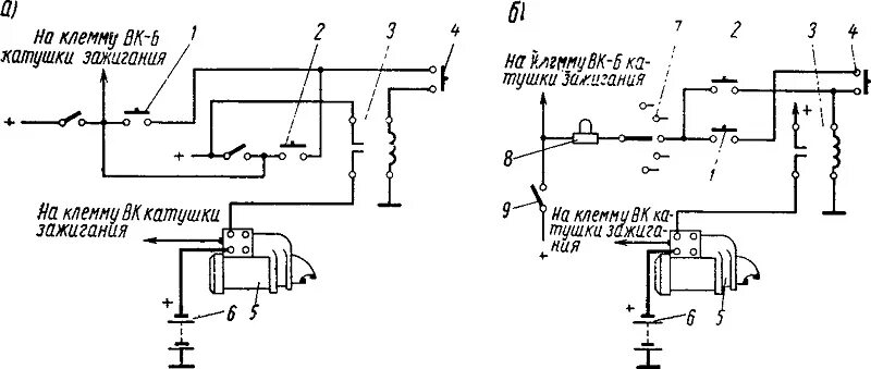 Реле стартера зил 130 схема подключения СИСТЕМА ПУСКА автобусов ЛАЗ-695Е, ЛАЗ-695М, ЛАЗ-697Е, ЛАЗ-697М, ЛАЗ-698