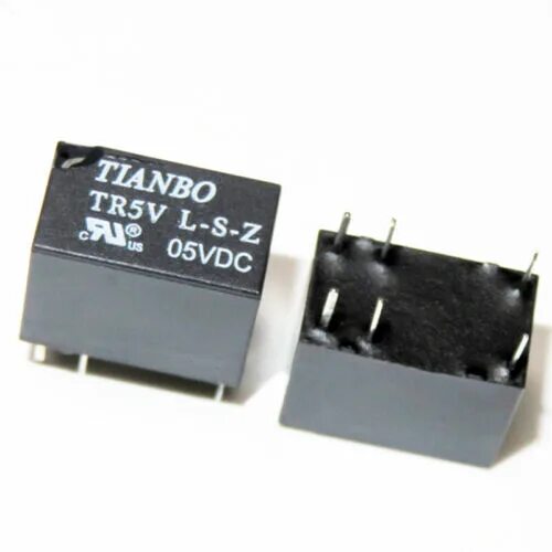 Реле tianbo 12 vdc схема подключения 2Pcs TIANBO TR5V L-S-Z 12VDC 6Pins Electromagnetic Relay eBay