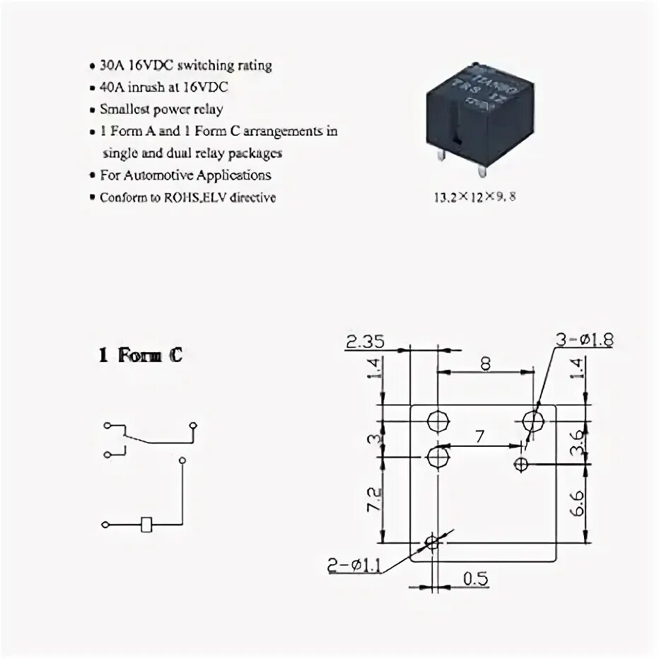 Реле tianbo 12 vdc схема подключения Commandes et indicateurs Relais électromécaniques Équipement électrique industri