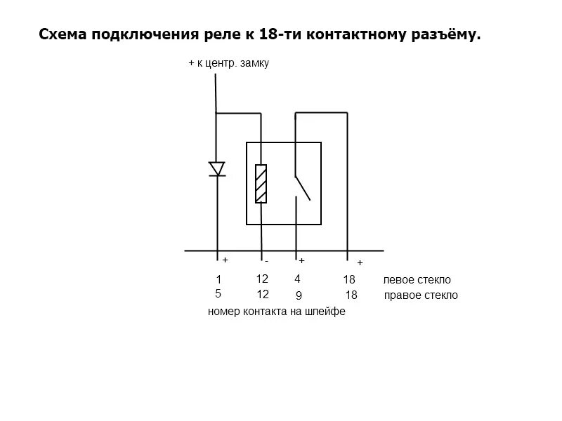 Реле ук вк 02 схема подключения Доводчик стёкол своими руками - FIAT Scudo II, 2 л, 2008 года электроника DRIVE2