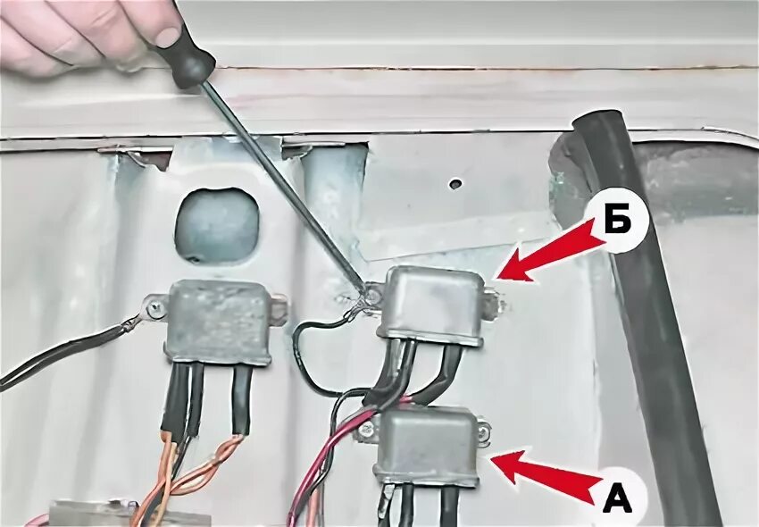 Реле ваз 2106 где находится фото Где находится реле дворников - Sbvauto.ru