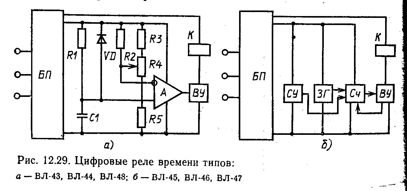 Реле вл 59ухл4 схема подключения 31.7 Цифровые реле времени