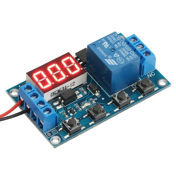 Реле времени 12 вольт подключение 5V Delay Timer Micro USB DC 5V Digital LED Display Trigger