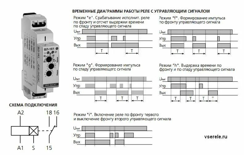 Реле времени 2tz11 схема подключения relog ВЛ-161 Реле времени Маркет Элек.ру