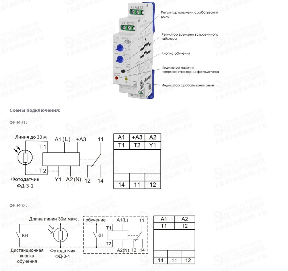 Реле времени на дин рейку схема подключения Фотореле модульное фото - DelaDom.ru
