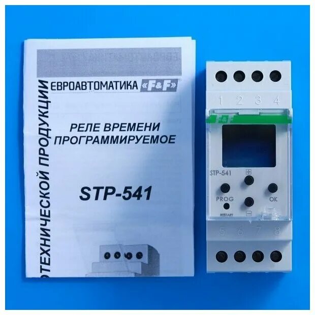 Реле времени программируемое подключение Реле времени STP-541 четырёхвременное циклическое одноканальное ЕА02.002.008 - к