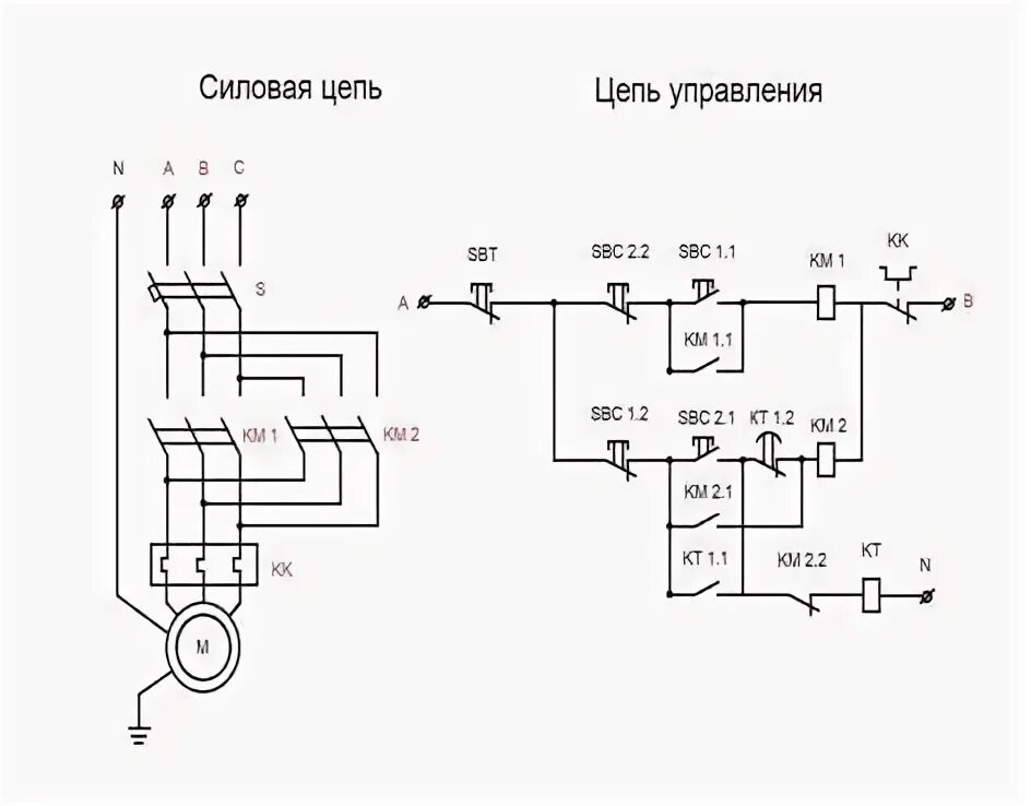 Реле времени схемы подключения электродвигателя Управление асинхронными двигателями. Контрольная работа. Другое. 2016-11-17