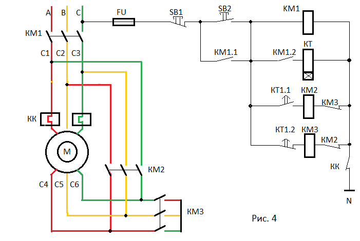 Реле времени схемы подключения электродвигателя Электрическая схема подключения электродвигателя: найдено 85 картинок