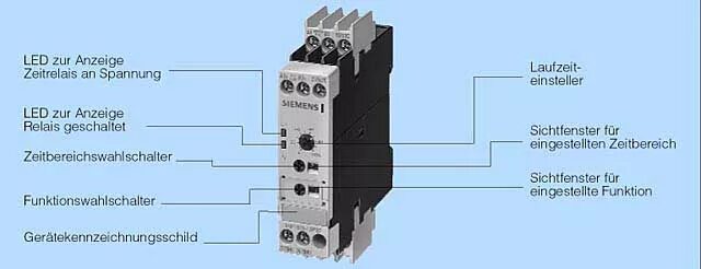 Реле времени сименс 3rp1505 1ap30 схема подключения Реле времени шириной 22,5 мм