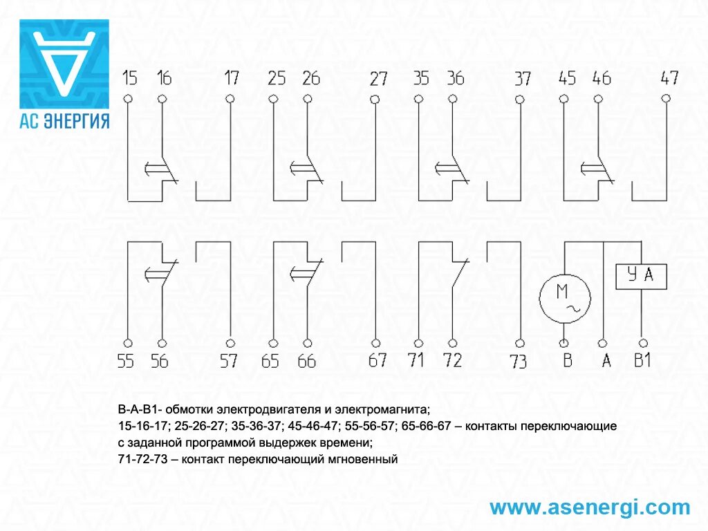 Реле времени вс 33 1ухл4 схема подключения Реле времени, таймер ВС10-35, ВС33-1, ВС33-2, ВС43-3, ВС43-6, ВС44-1 - АС Энерги