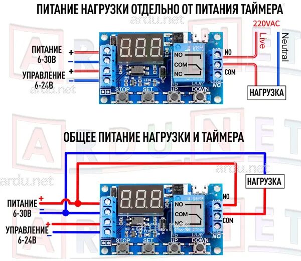 Реле времени xy j02 схема подключения Реле времени с задержкой включения - Roleton.ru