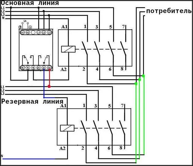 Реле выбора фаз 380 схема подключения Реле контроля фаз: принцип работы, схема подключения