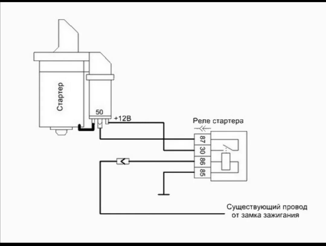 Реле зажигания ваз схема подключения Установка доп рэле стартера - Lada 21124, 1,6 л, 2006 года электроника DRIVE2