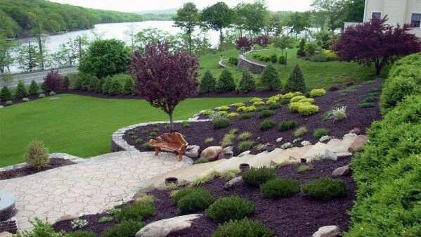 Рельеф в ландшафтном дизайне 43 Creative Slope Landscaping Ideas To Elevate Your Backyard Hillside landscapin