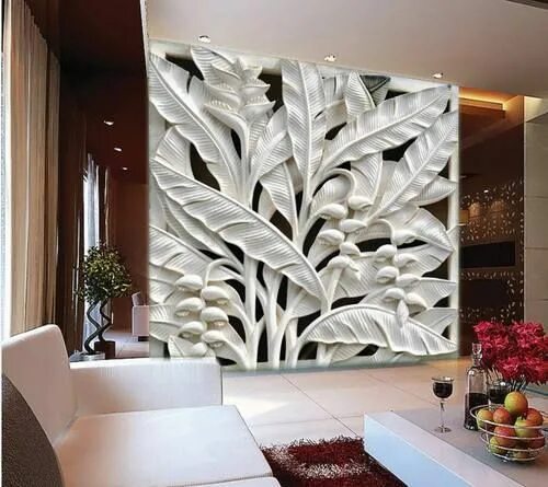 Рельефные стены фото Tropical wall Interior wall design, Wall texture design, Drawing room decor