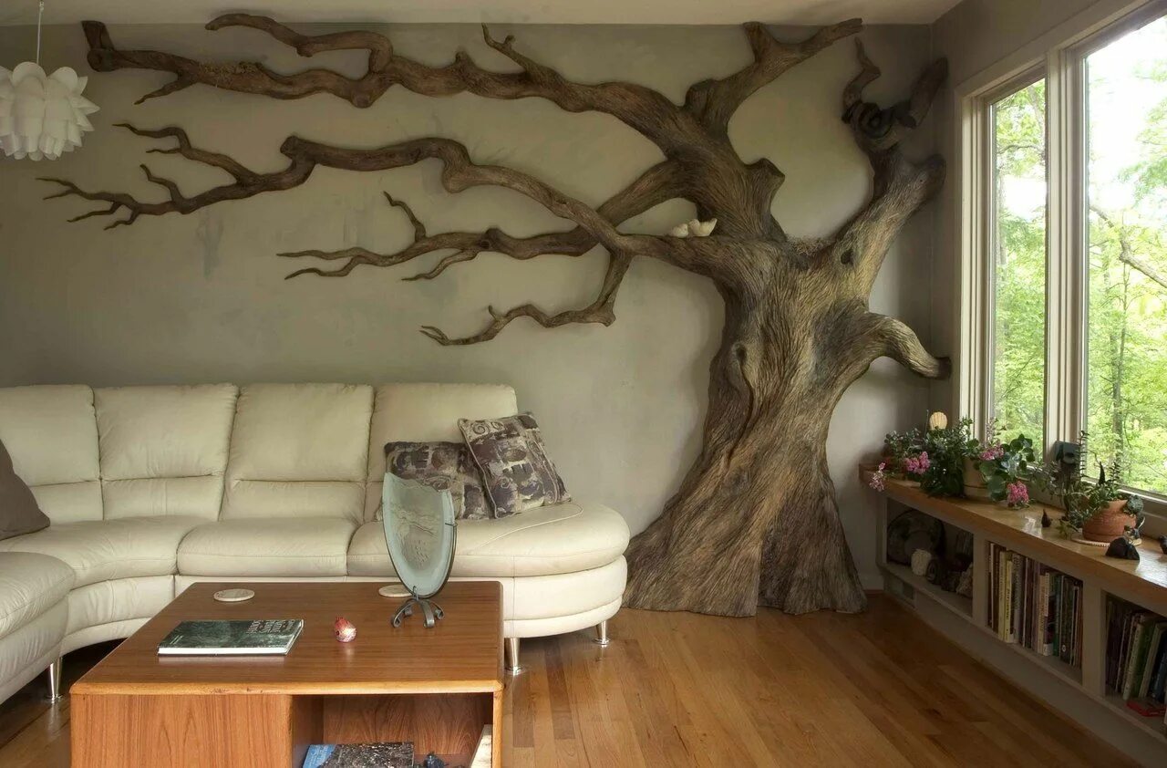 Рельефный декор на стене 7 букв сканворд Tree living room Home decor, Carved wall art, Interior