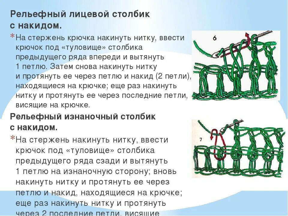 Рельефный столбик крючком как вязать схема Как связать резинку крючком. Мама может!Регина Васильева.Рукоделие Дзен