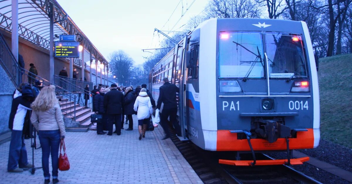 Рельсобус калининград фото В Калининграде открылась первая ветка наземного метро - Новости Калининграда