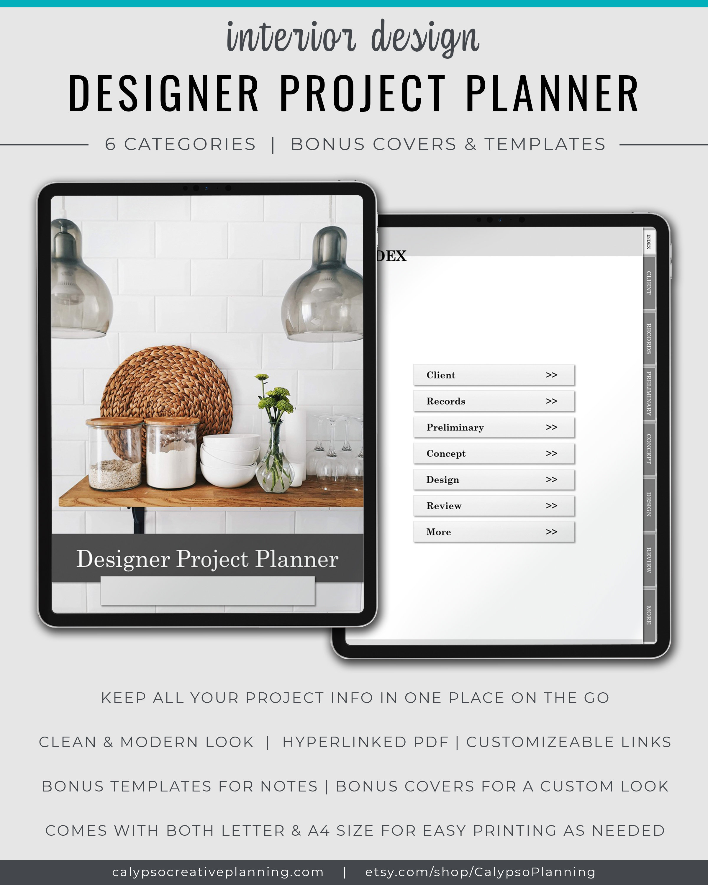 Рем планер дизайн интерьера Designer Project Planner Interior Design Planner Project Etsy