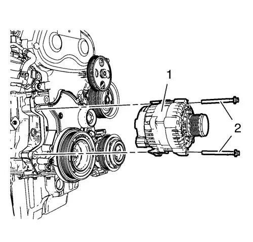 Ремень генератора шевроле круз схема установки Vauxhall Workshop Service and Repair Manuals Astra J Engine Engine Electrical Re