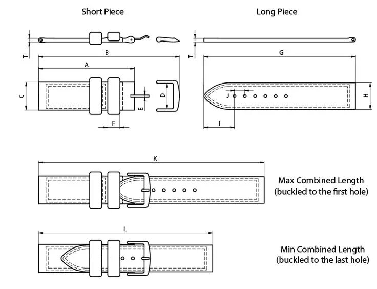 Ремень из кожи выкройка Кожен калъф за очила Orion Черен / Червен 20мм Technical drawing, Watch strap de