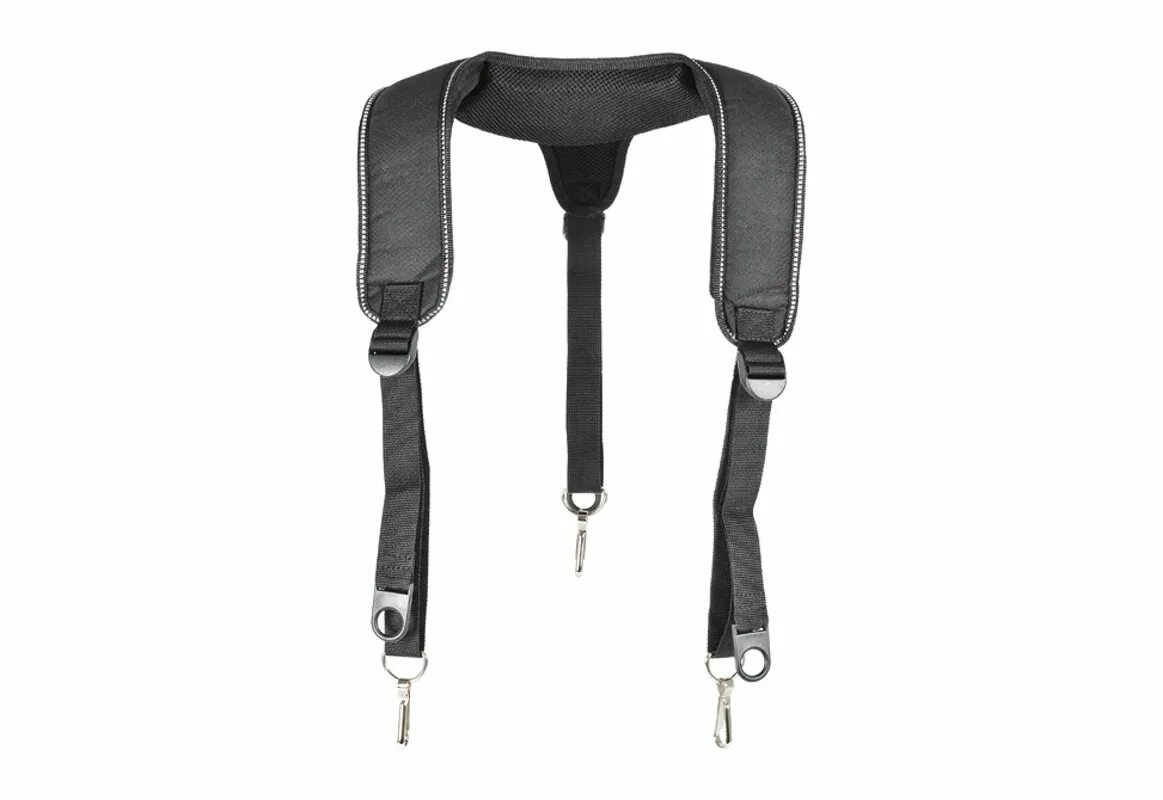 Ременные оснастки Makita Suspenders - Black w/ Hi-Viz Trim - Padded Poly Fabric / T-02325