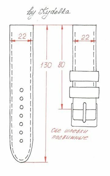 Ремешок на часы из кожи выкройка Photo from album "Эскизы" on en 2020 Relojes de cuero, Correas de reloj de cuero