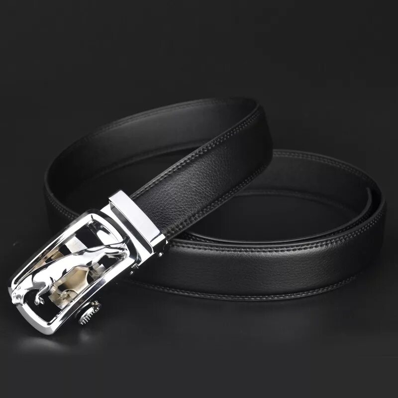 Ремни мужские тренды Men Brand Leather Belts Automatic alloy Buckle Leather Man Business Belts Classi