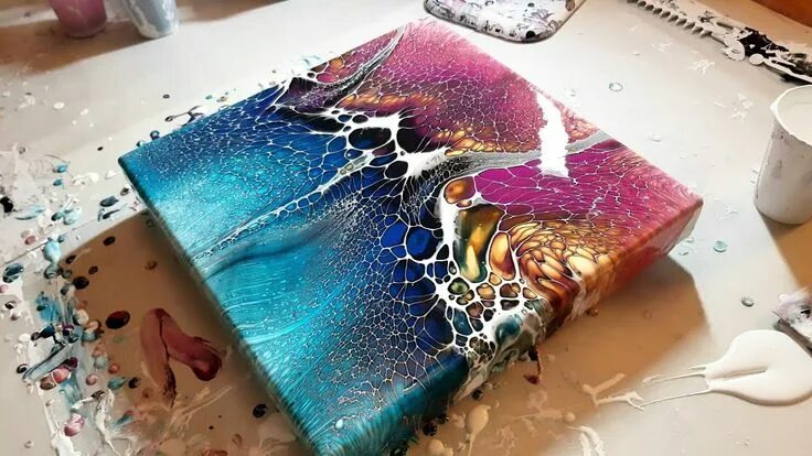 Ремонт акрила своими руками Swipe Technique - Acrylic Pouring Techniques - Using Sheleeart Pouring M... Acry