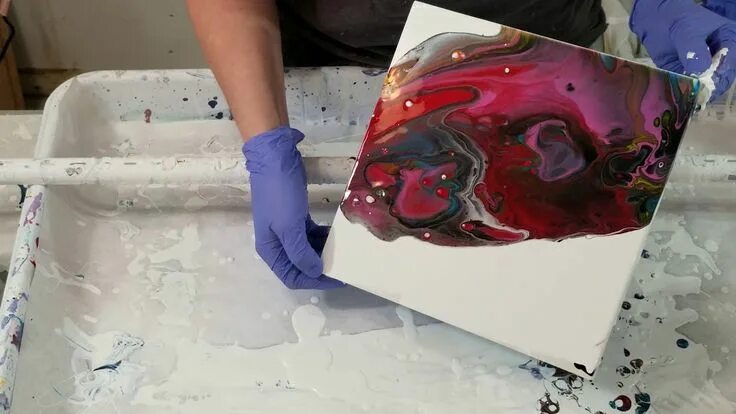 Ремонт акрила своими руками 284) many different acrylic pours on one panel Acrylic pouring, Pouring painting