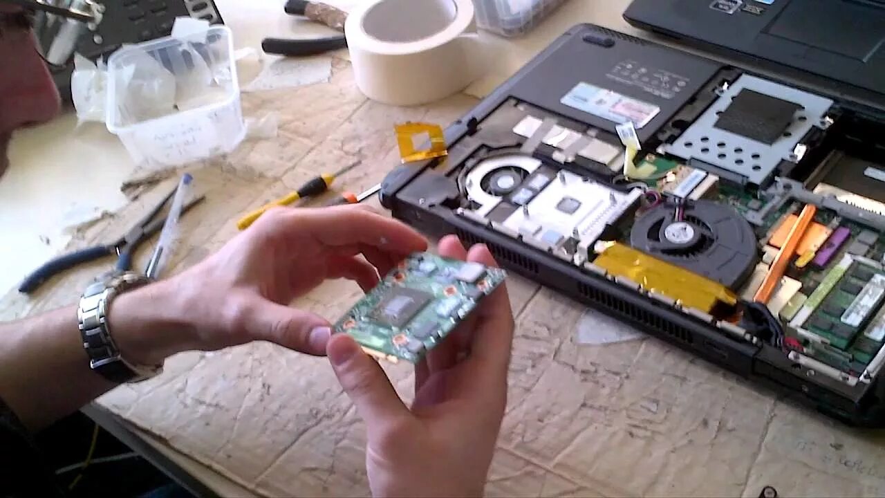 Ремонт asus своими руками Asus Laptop Motherboard Repair Creative IT USA Asus Repair Part 1 - YouTube