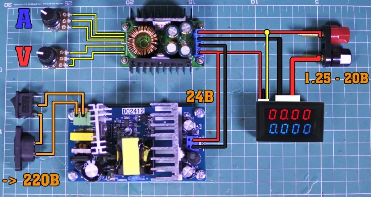 Ремонт блока питания своими руками Лабораторный блок питания из модулей с алиэкспресс - DRIVE2