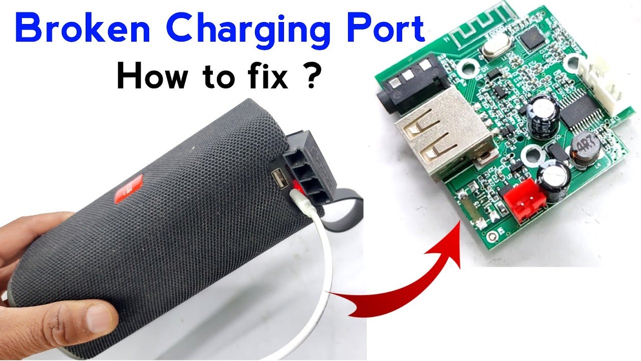 Ремонт блютуза своими руками Bluetooth speaker broken charging port how to repair bluetooth speaker charging 