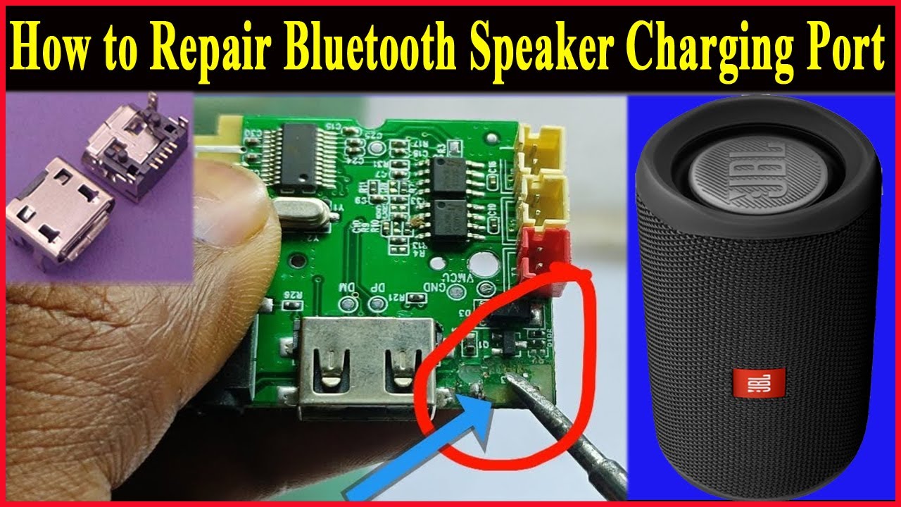 Ремонт блютуза своими руками how to repair charging port Bluetooth Speaker Repair Charging problem - YouTube