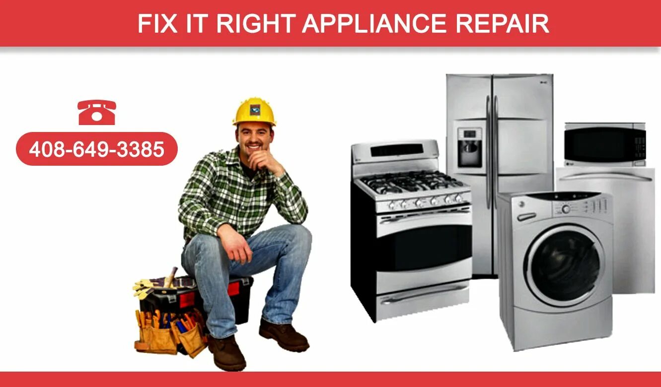 Ремонт бытовой техники фото для рекламы Don't know what to do about your broken appliance? Contact Fix It Right Applianc