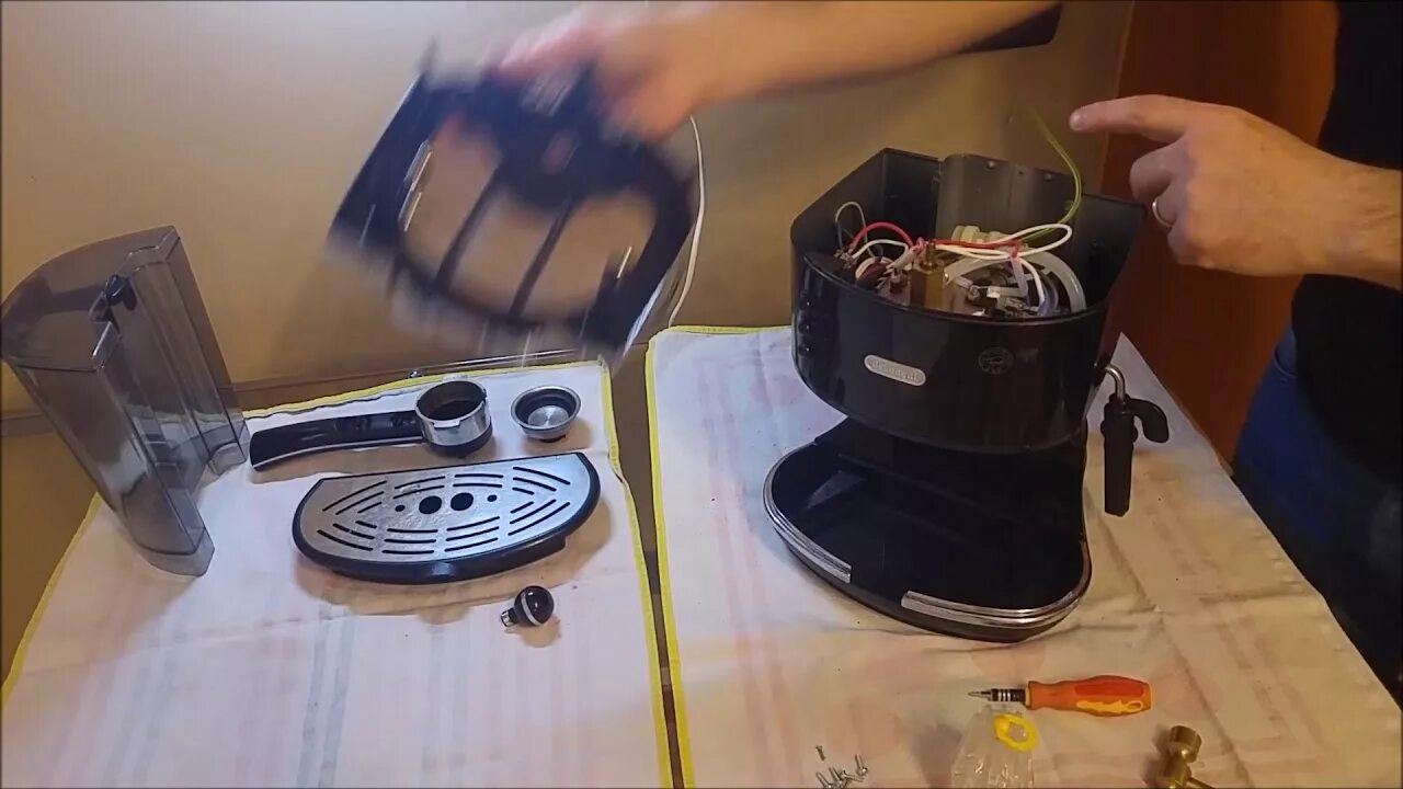 Ремонт делонги своими руками Icona Delonghi Eco - Aprire Smontare Riparare / Open Disassembly Repair - YouTub