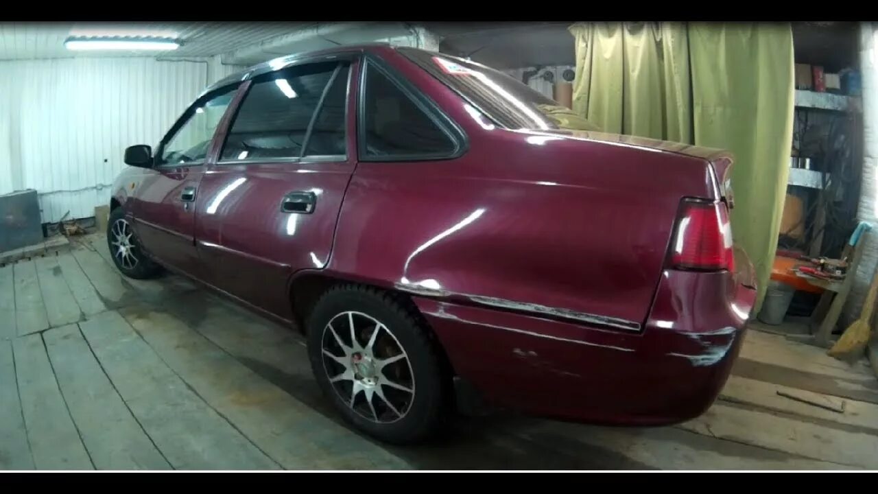 Ремонт дэу нексии своими руками Кузовной ремонт Daewoo Nexia Body repair - YouTube