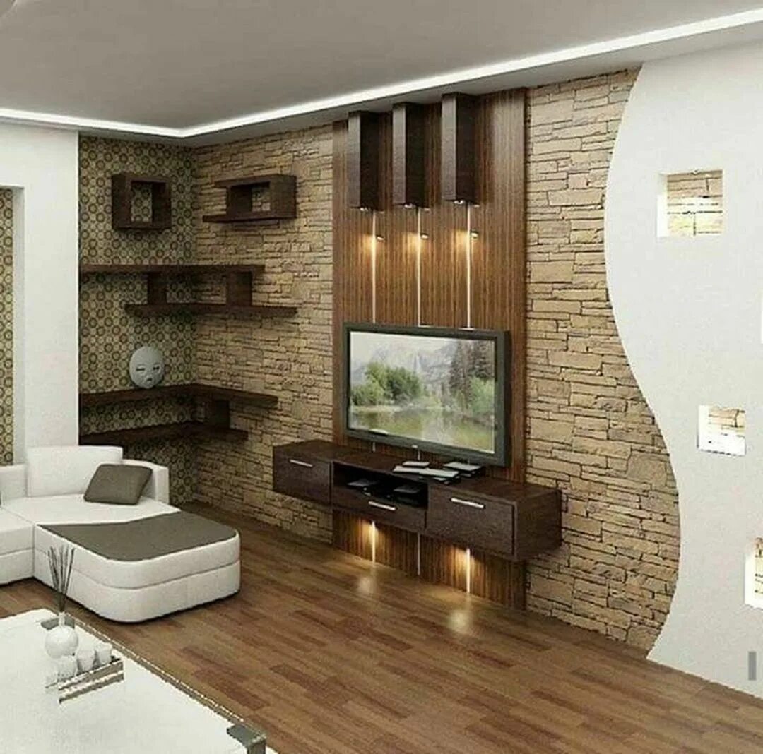 Ремонт дизайн стен фото Amazing Wall TV Cabinet Designs 29220 Tv wall decor, Tv wall design, Modern tv w