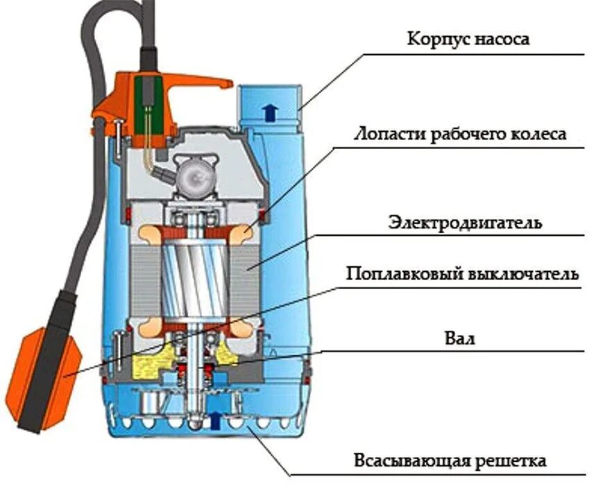 Ремонт дренажных насосов своими руками Устройство дренажного насоса