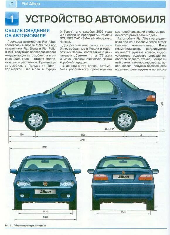 Ремонт фиат альбеа своими руками Иллюстрация 2 из 33 для Fiat Albea. Руководство по эксплуатации, техническому об