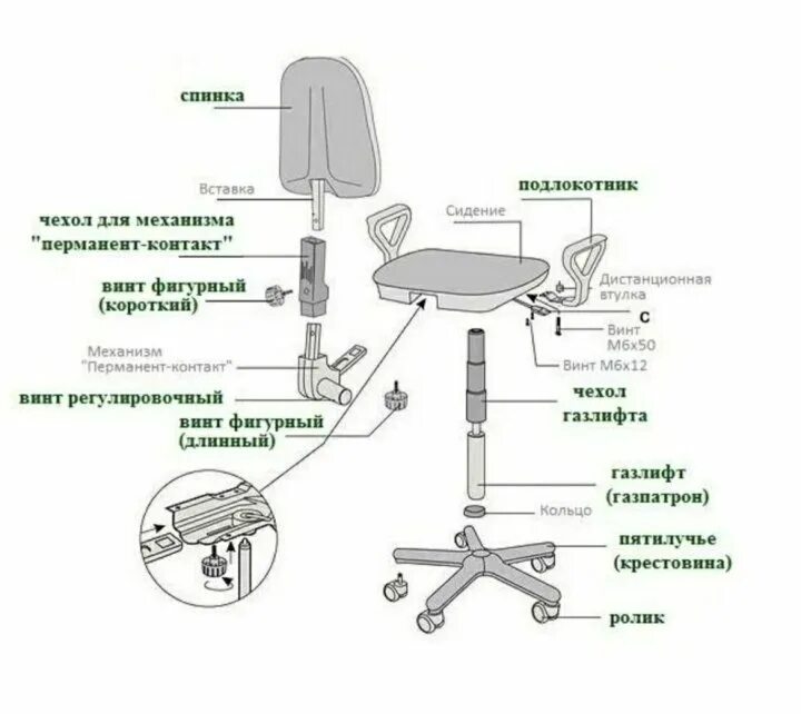 Ремонт газлифта офисного кресла своими руками Неактивно