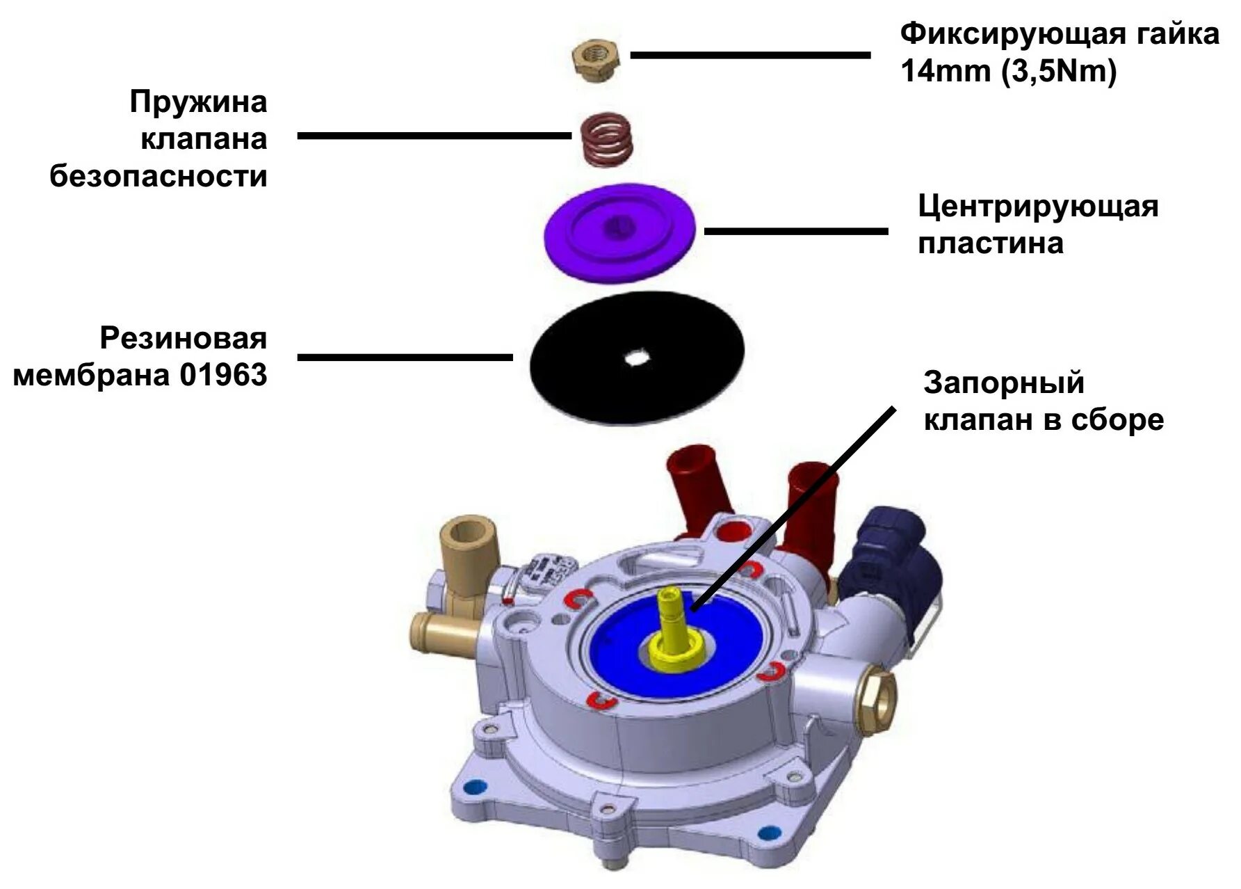 Ремонт газового редуктора своими руками Редуктор OMVL CPR-LPG K901401. Руководство по обслуживанию. - Газовое Оборудован