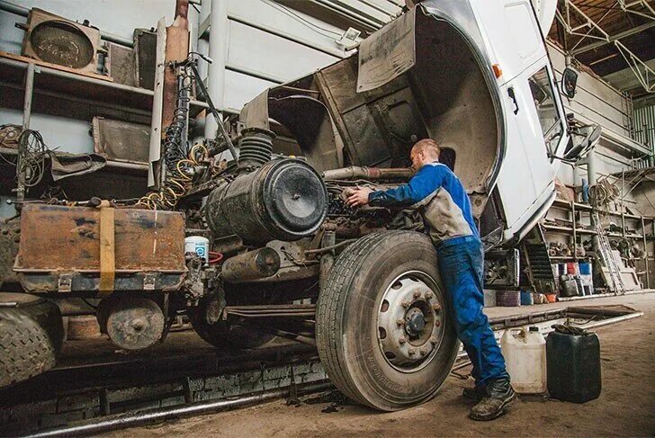 Ремонт грузовых автомобилей фото Shad, repair of trucks, posyolok Ptichnoye, Tsentralnaya ulitsa, 103 - Yandex Ma