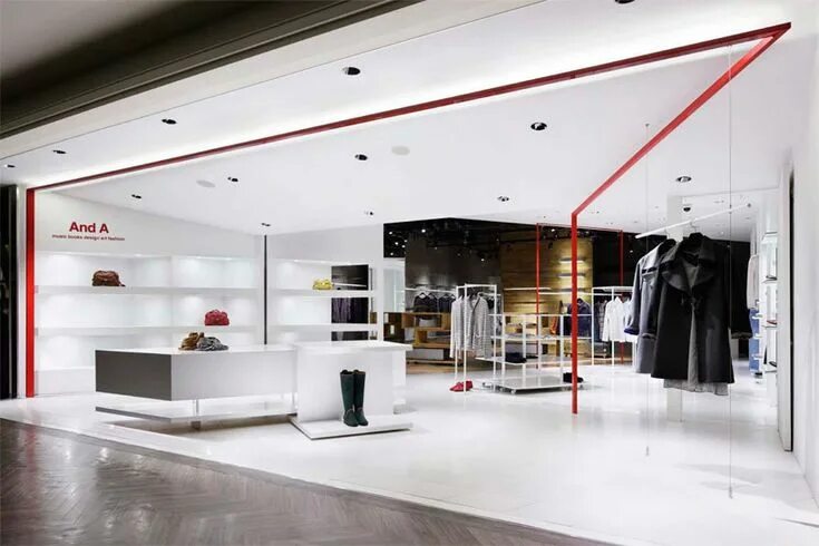 Ремонт интерьер магазина moment design: 'and a', clothing store in yokohama Retail interior, Retail desig