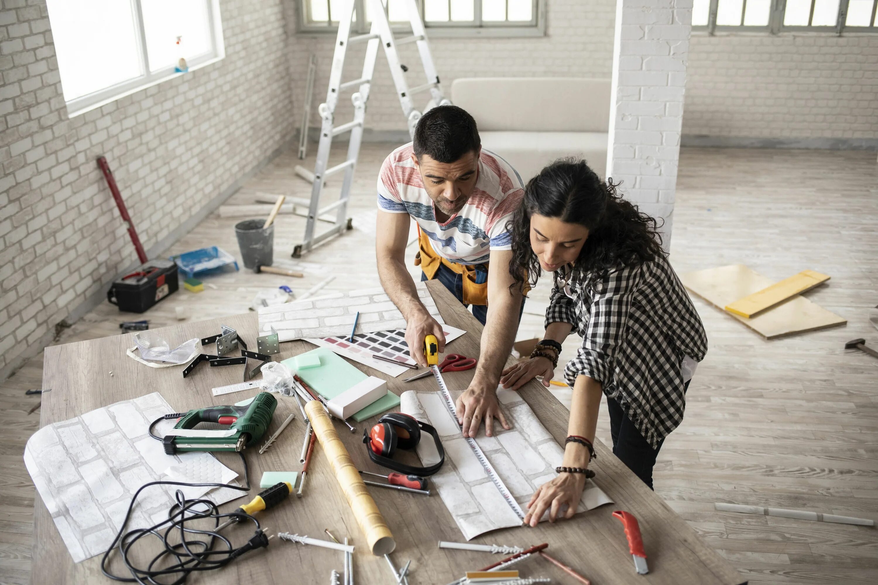 Ремонт интерьер строительство Construction room