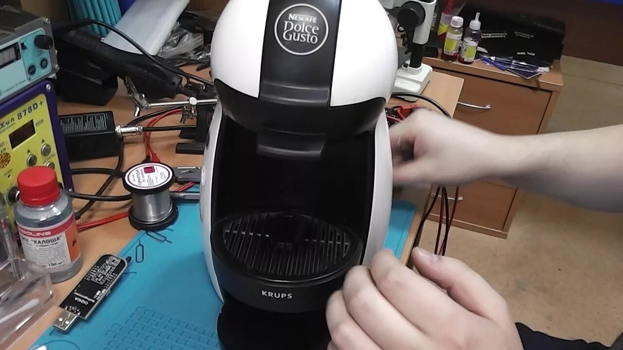 Ремонт капсульной кофемашины своими руками Ремонт кофеварки Nescafe Dolce Gusto - чистка, профилактика - YouTube